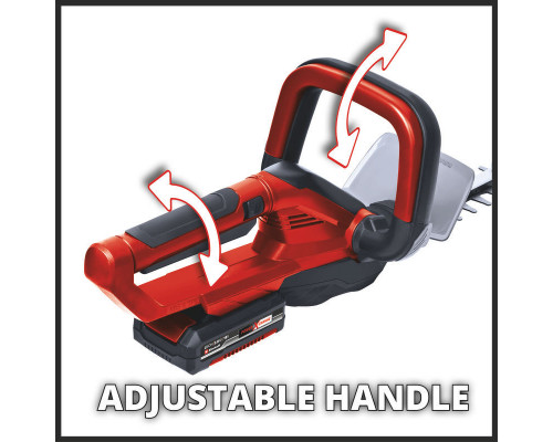 Кусторез аккумуляторный Einhell PXC GC-CH 1855/1 Li, 18В,18мм,55см,повор.рукоятка,1x2,5Ач+ЗУ 3А (3410506)