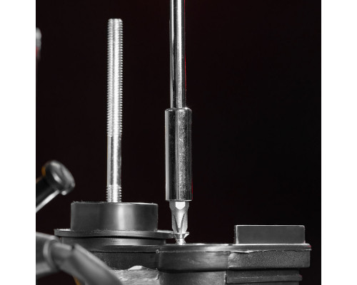 Отвертка с Т-образной эргономичной ручкой и набором бит, 11 шт, CrV Matrix