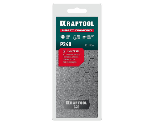 Пластина алмазная заточная 63?152 мм Р240 DIAMOND KRAFTOOL 35710-240