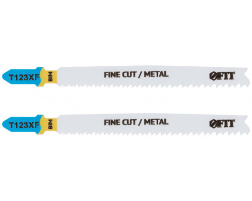 Полотна по алюминию и цвет.мет, HSS, фрезерованные зубья, 100/74 мм, переменный шаг (T123XF), 2 шт. (40929)