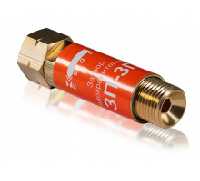 Затвор предохранительный КЕДР ЗП-3Г (пропан, ацетилен), на вход резака /горелки, М16х1,5LH левая резьба