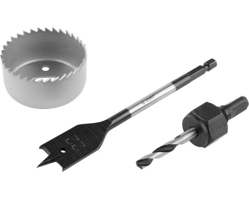 Набор для врезки замков 54 мм ЗУБР 2954-54-H3