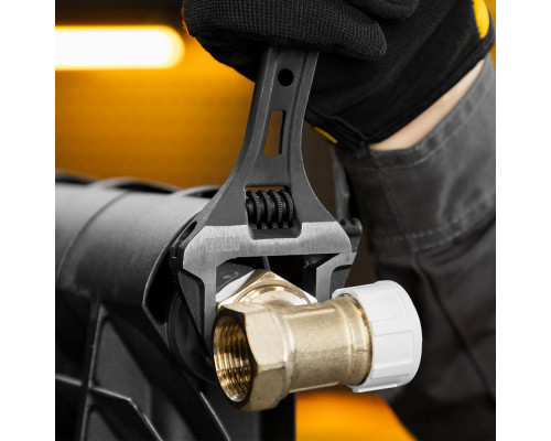 Ключ разводной, 200 мм, CrV, кованый Denzel