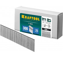 Гвозди тип 300 (47/J/F), 25 мм, калибр 18GA, 5000 шт KRAFTOOL 31785-25