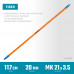 Черенок для щеток FIBER-120, фибергласовый, коническая резьба, длина 1170 мм, PROLine GRINDA 39137
