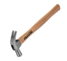 Молоток-гвоздодер, 225 г, боек 22 мм, деревянная рукоятка Sparta