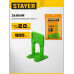 STAYER СВП TileFix, 2,0 мм, 500 шт, система выравнивания плитки ?ворота? (33847-500)
