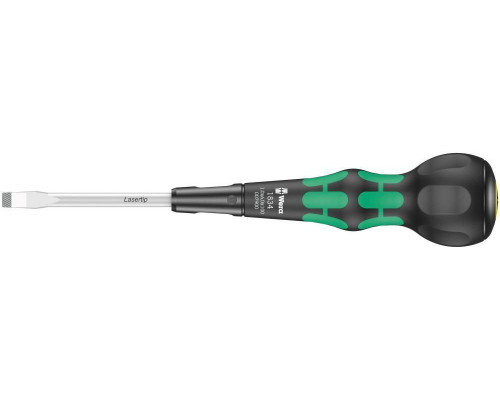 1834 SL Kraftform Ball-Grip Отвёртка шлицевая, SL 1 x 6 x 100 мм, шарообразная рукоятка (WE-007900)