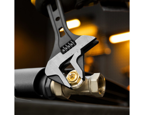 Ключ разводной, 300 мм, CrV, кованый Denzel