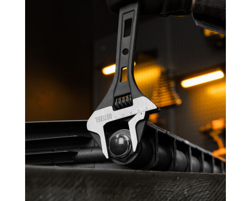 Ключ разводной, 300 мм, CrV, кованый Denzel