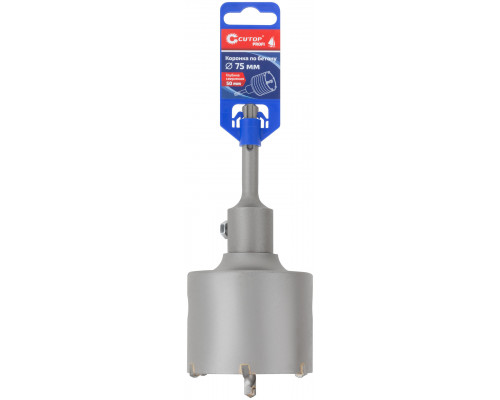 Коронка по бетону SDS Plus, 75 мм, Cutop Profi (43-879)