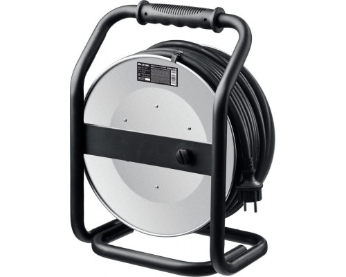 Силовой удлинитель на стальной катушке КГ 3х2.5 30м 4000Вт IP44, HEAVY DUTY KRAFTOOL 55086-30_z01