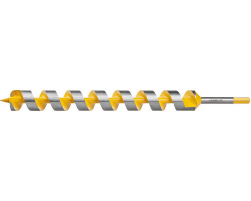 Сверло левиса по дереву 38 x 450/360 мм шестигранный хвостовик Spiral STAYER 29475-450-38