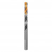 Сверло спиральное по металлу 6 x 93мм, Р6М5, Golden Tip, многогранная заточка Denzel (718278)