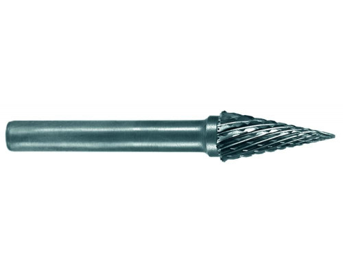 Борфреза по металлу коническая с заострёнными концами (тип M), карбид вольфрама, d 10 мм (ZI-460069)