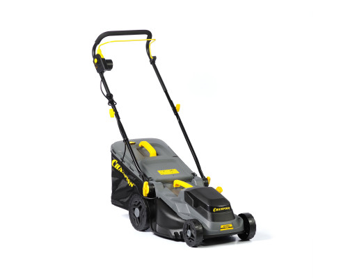 Газонокосилка эл. CHAMPION EM3816 (1,6 кВт пласт.+ткань травосб. 42л ширина 380мм 30-75мм, 11,3кг) (EM3816)