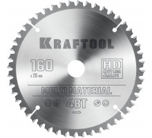Пильный диск по алюминию Multi Material, 160 х 20 мм, 48Т KRAFTOOL 36953-160-20