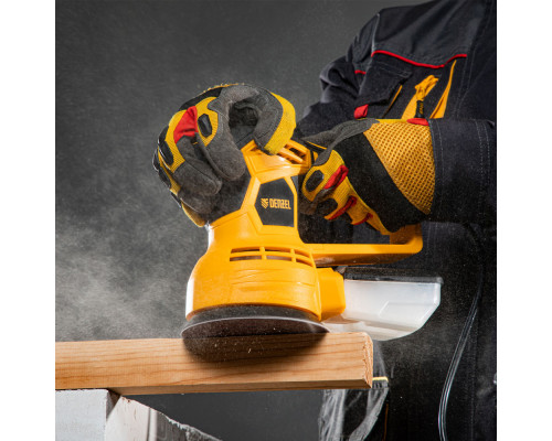 Машина шлифовальная эксцентриковая OS-125, 450 Вт, 6000-12000 об/мин Denzel (27601)