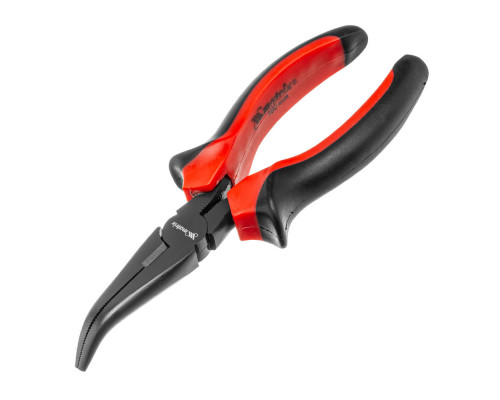 Длинногубцы изогнутые Black Nickel, 160 мм, двухкомпонентные рукоятки Matrix (17458)