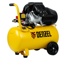 Компрессор воздушный DCV2200/50, прямой привод, 2.2 кВт, 50 литров, 380 л/мин Denzel (58167)