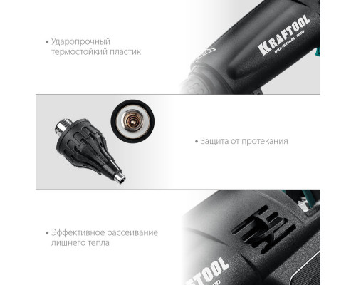 Электрический термоклеевой пистолет Industrial 300, d 11 - 12 мм, 45 г/мин KRAFTOOL 06842