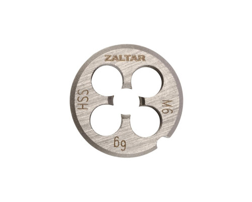 Плашка круглая резьбонарезная HSS, DIN 223 B (DIN EN 22568), M6 x 1.0, 20 x 7 (ZA-10404)