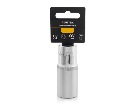 RUNTEC RT-H12S24L Головка торцевая глубокая RUNTEC CrV, 6PT, 1/2