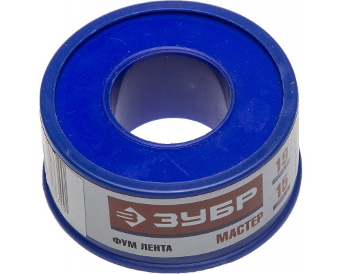 ФУМ лента 0.1 мм?19 мм?15 м 0.40 г/см? ЗУБР 12373-19-040