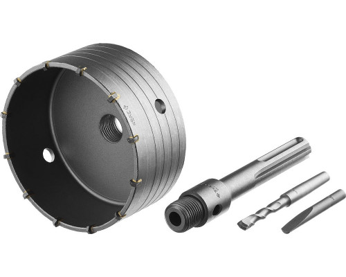 Коронка по бетону с державкой 125 мм, SDS-max, 12Т ЗУБР Профессионал 2918-125