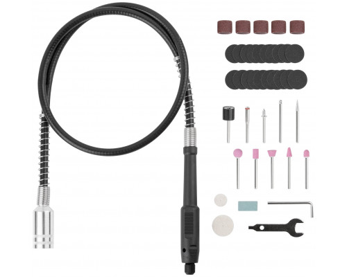 Гравировальная машина 135 Вт; 10000-32000 об/мин; 2,4/3,2 мм; БС щеток; набор насадок ; коробка (80591)