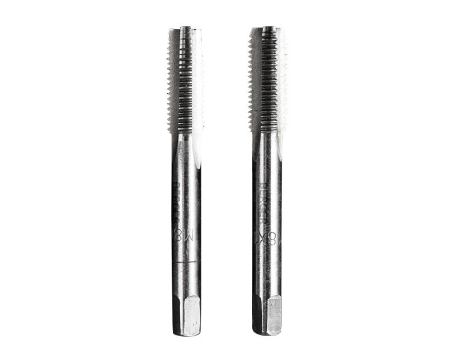 Метчики метрические комплектные 2 шт. М8х1,0 мм BERGER