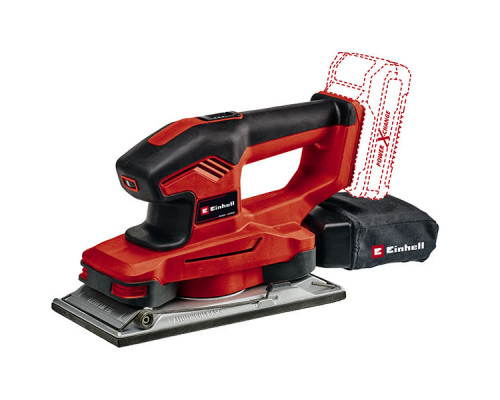 Шлифмашина акк. вибрационная Einhell PXC TE-OS 18/230 Li, 18В,подошва 230х115мм,14-22000/мин,без АКК (4460720)