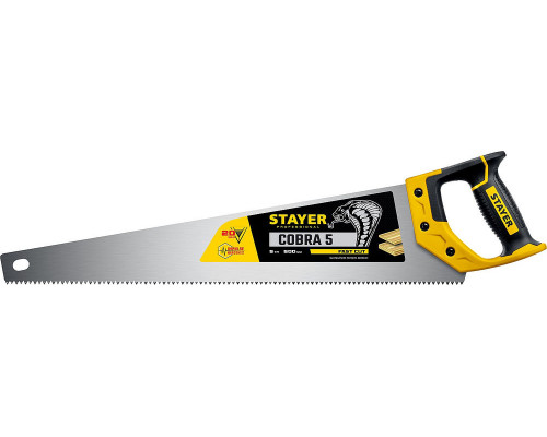 Ножовка по дереву Cobra 5, 500 мм STAYER Professional 1506-50_z02