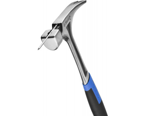 Цельнокованый столярный молоток-гвоздодёр 560 г ЗУБР Профессионал 20258-580