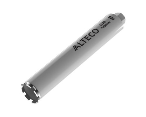 Алмазная коронка 76*450 Professional ALTECO, шт (93540)