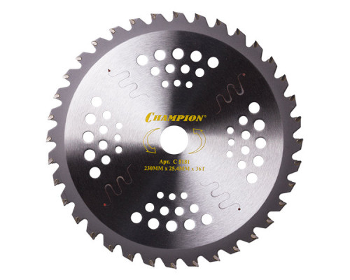 Нож с зубцами из твердого сплава Ninja 36/230/25,4 (SRM-2305SI,SRM-2655SI,T433,T523,T437,T517,T438) (C5181)