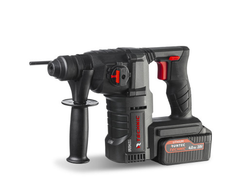 Перфоратор аккумуляторный TECHNIC 2.5Дж, 20В, 2*4Ач, 900Вт RUNTEC RT-EH900T