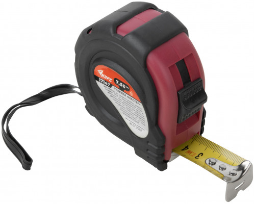 Рулетка прорезиненный корпус 