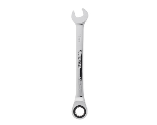 RUNTEC RT-WR12T90 Ключ комбинированный трещоточный RUNTEC CrV, 90 зубцов, 12 мм (RT-WR12T90)