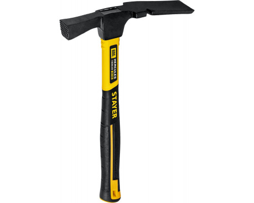 Молоток каменщика Hercules, 600 г, с фиберглассовой рукояткой STAYER Professional 20161_z01