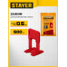 STAYER СВП TileFix, 0,5 мм, 500 шт, система выравнивания плитки ?ворота? (33844-500)