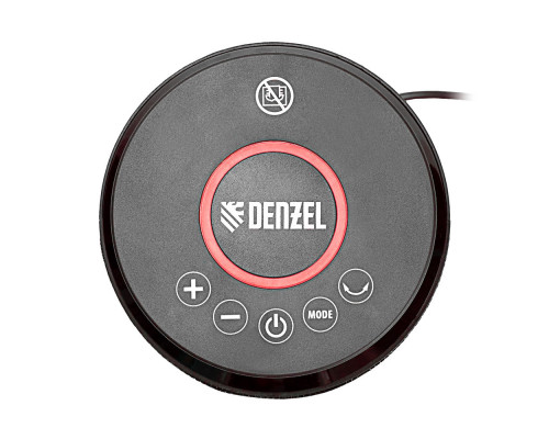 Тепловентилятор электрический керамический DTFC-2000, пульт, 3 режима, вентилятор, нагрев 1000/2000 Вт Denzel (96419)