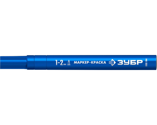 Маркер-краска МК-200 синий, 1 мм ЗУБР 06326-7