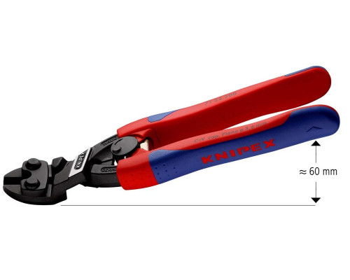 Болторез компактный 200 мм, пружина, голова 20°, 2-комп ручки, SB CoBolt KN-7122200SB