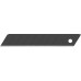 Черные сегментированные лезвия EXCEL BLACK 18 мм, 10 шт, в пластиковом кейсе + блистер, особо острые OLFA OL-LBB-10B