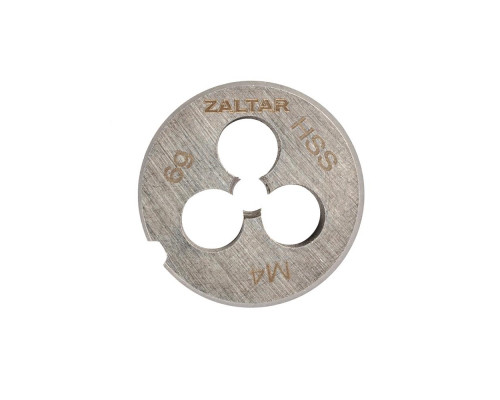 Плашка круглая резьбонарезная HSS, DIN 223 B (DIN EN 22568), M4 x 0.7, 20 x 5 (ZA-10402)