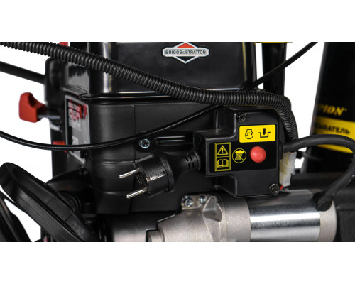 Снегоотбрасыватель CHAMPION ST761BS (6,5лсB&S950 61см6F/2Rколеса3л78,5кг эл.стартер,фара,обогрев) (ST761BS)