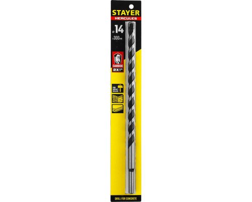 Сверло по бетону Hercules, 14 x 300 мм STAYER Professional 2915-300-14_z01