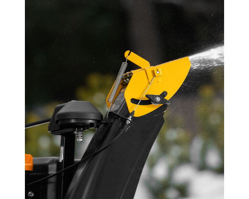 Бензиновая снегоуборочная машина SBL 711D PRO, 302cc, эл.старт, фара, обогрев, блок. дифф. Denzel (97655)