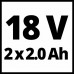 Дрель аккумуляторная Einhell PXC TP-CD 18/50 Li BL, 18В,50Нм,патрон 13мм,2x2,0Ач,кейс (4513896)
